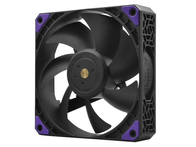 Super Flower, MEGACOOL High Static Pressure 120mm fan, 3pcs pack, 12-pole motor, PWM, Black, Computer Case Fan, Anti-Vibration Mounting Pads,...