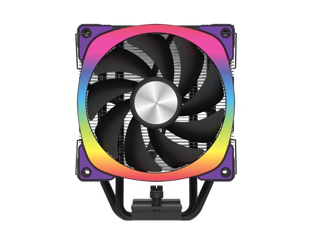 Super Flower, Cooldex ST4 ARGB CPU Air Cooler, 4 Copper Heat Pipes, Intel: 1851/ 1700 / 1200 / 1150 / 1151 / 1155 AMD: AM5 / AM4, Black, SF-ST12P4-BK