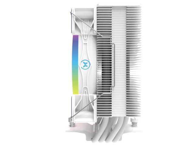 Super Flower, Cooldex ST4 ARGB CPU Air Cooler, 4 Copper Heat Pipes, Intel: 1851/ 1700 / 1200 / 1150 / 1151 / 1155 AMD: AM5 / AM4, White, SF-ST12P4-WH