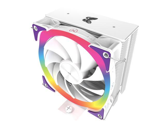Super Flower, Cooldex ST4 ARGB CPU Air Cooler, 4 Copper Heat Pipes, Intel: 1851/ 1700 / 1200 / 1150 / 1151 / 1155 AMD: AM5 / AM4, White, SF-ST12P4-WH