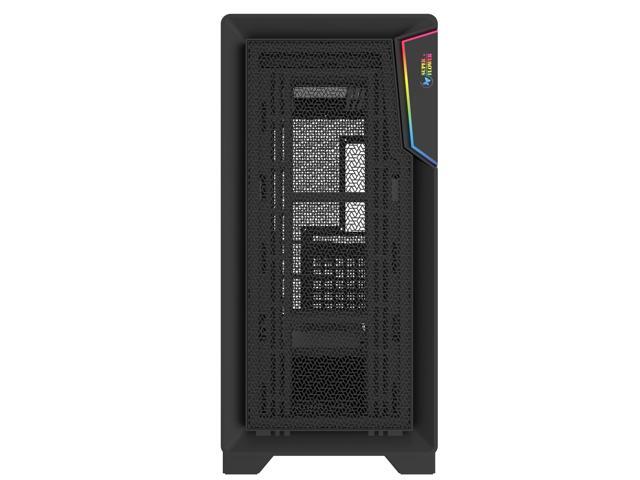 Super Flower Zillion Direct ATX Mid Tower Case, Patent Slope For Direct Airflow To GPU, All Mesh Panel Design for High Airflow Performance, USB 3.0...