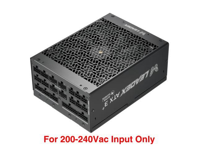 Leadex Titanium 2800W ATX 3.1, Cybenetics Titanium, 10 Years Warranty, Native 12V-2x6, ECO Fanless & Silent Mode, Full Modular, Dual Ball Bearing.