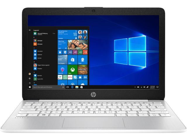 HP Stream 11.6' HD Laptop, Intel Celeron N4000, 4GB RAM 64GB eMMC, Intel UHD Graphics 600, Windows10 S, Diamond White, Bundle with Pearlite Tech...