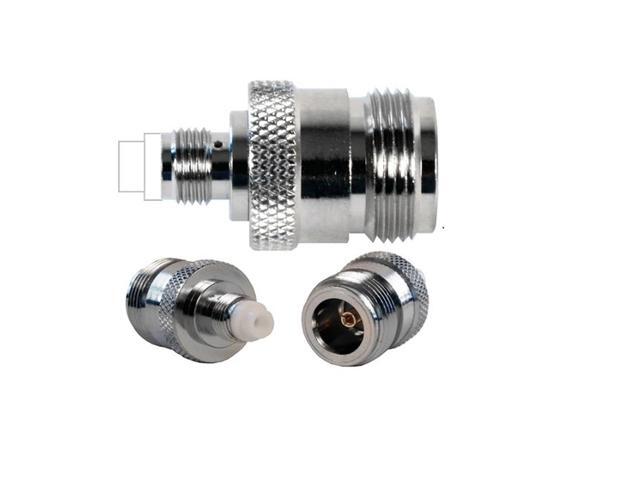 N-Female (Jack) / FME-Female (Jack) Coax Adapter