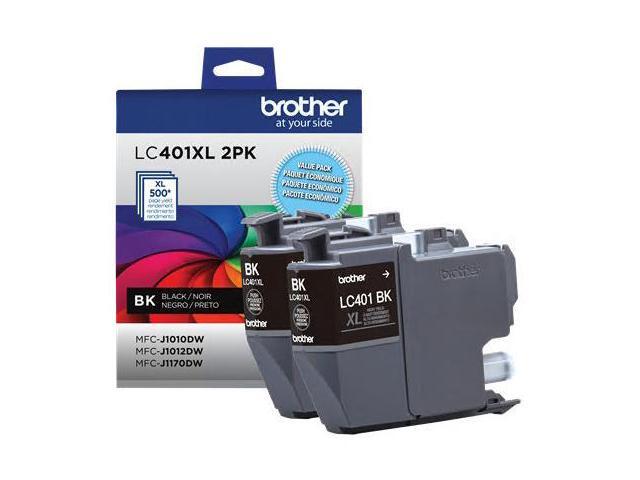 Brother - Genuine LC401XL2PK High Yield 2-Pack Ink Cartridges - Black - image 2