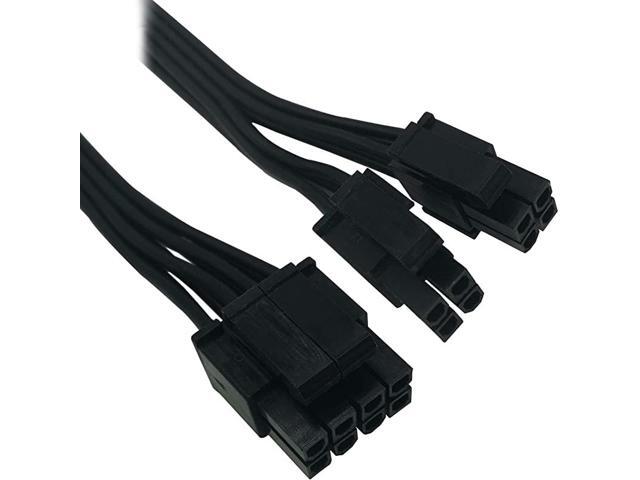 2Pack Motherboard ATX CPU 8 Pin 4+4 Male to Female Extension Cable for Power Supply PSUs 95inch24cm