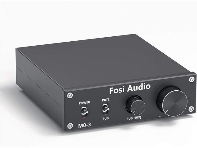 Fosi Audio M03 200 Watt TPA3255 Subwoofer Amplifier Mini Mono Channel Audio Power Amp for Home Theater Full-Frequency and SUB Bass Switchable with.