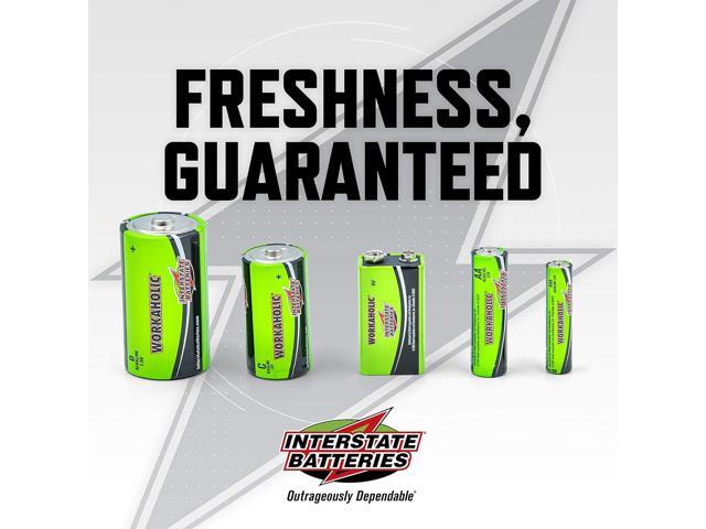 Interstate Batteries AA Alkaline Battery (200 Pack) All-Purpose 1.5V High Performance Battery - Workaholic (DRY7001)