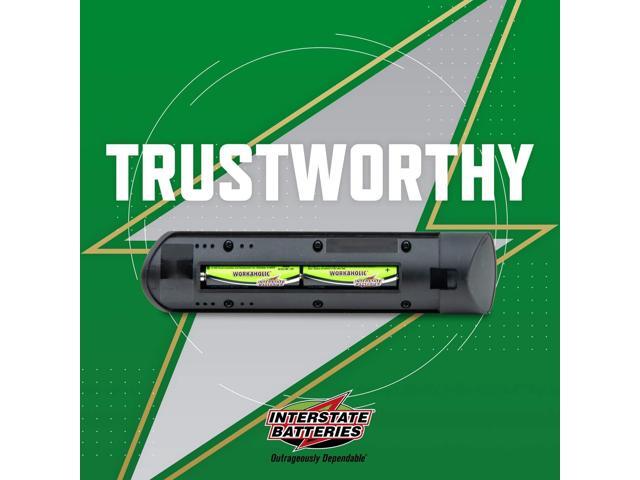 Interstate Batteries AA Alkaline Battery (200 Pack) All-Purpose 1.5V High Performance Battery - Workaholic (DRY7001)