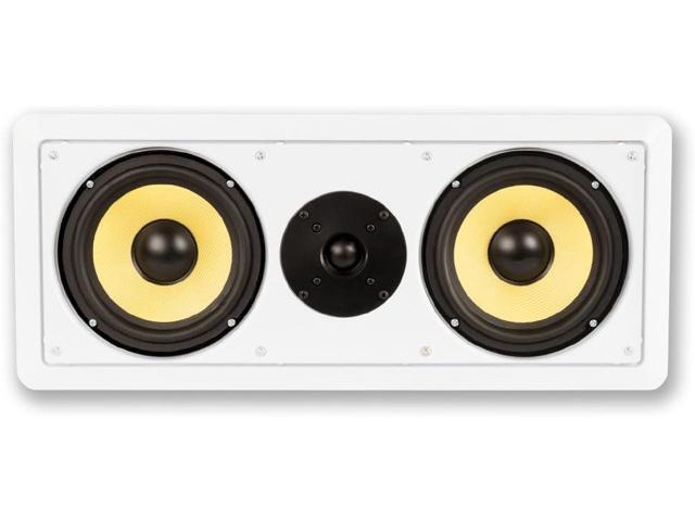 Acoustic Audio HD-6c In-Wall 6.5' Center Channel Speaker In Ceiling 350 Watt,White