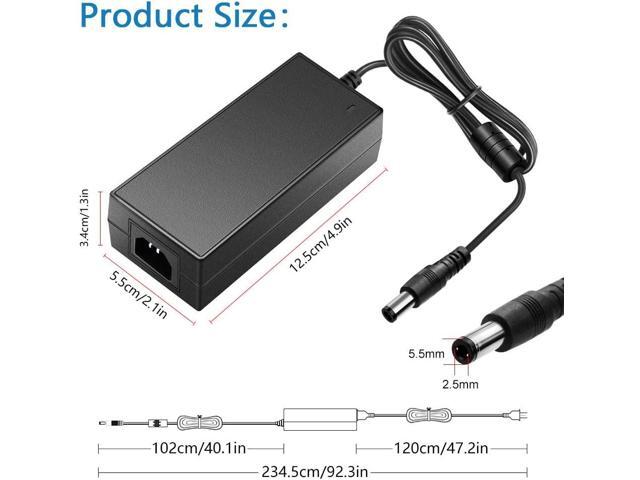 SHNITPWR 12V 6A AC DC Power Supply Adapter Converter 100V~240V AC to DC 12 Volt 6 Amp 72W LED Driver Transformer with 5.5x2.5mm Plug for 5050 3528...