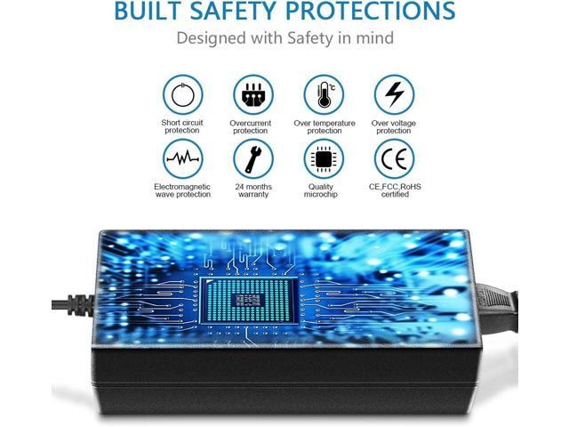 SHNITPWR 12V 6A AC DC Power Supply Adapter Converter 100V~240V AC to DC 12 Volt 6 Amp 72W LED Driver Transformer with 5.5x2.5mm Plug for 5050 3528...