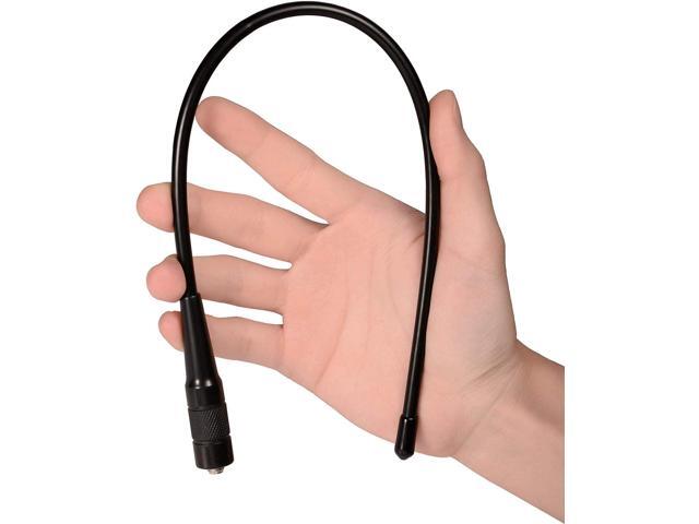Bingfu Dual Band VHF UHF 136-174MHz 400-470MHz Ham Radio Antenna 2-Pack Walkie Talkie Flexible Whip Antenna SMA Female for Kenwood Wouxun Baofeng...