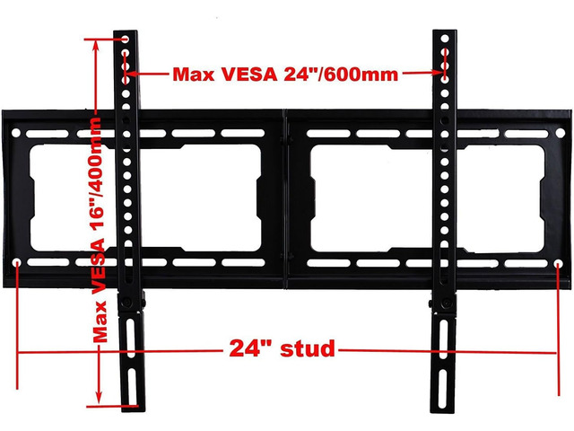 VideoSecu Low Profile TV Wall Mount Bracket for Most 32' - 75' LCD LED UHD Plasma HDTV, Compatible with Sony Bravia Samsung LG Haier Vizio Sharp...