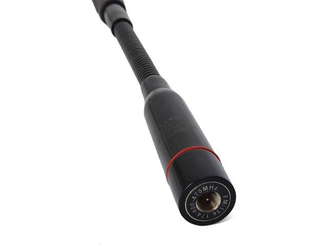 HYS CS Tactical SMA Male Antenna Dual Band VHF/UHF 2m/70cm 18.7inch Foldable Antenna with Gooseneck for TYT MD-UV380 YAESU VX-6R Kenwood Retevis...