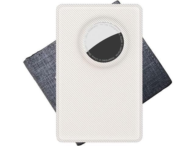 Portab Ca f N AirTa Tracker, Cred Ca Si Ca Compatib wi AirT f Wallet/Purse/Backpack/Ca Case/Suitcase, Sl Safe Anti-Lo (White) (Electronics Computers Handheld Devices Pdas) photo