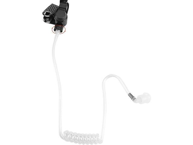 JEUYOEDE Replacement Acoustic Tube Compatible with Motorola Kenwood Baofeng Surveillance Kit Earpiece Headset with Connector (5 Packs)