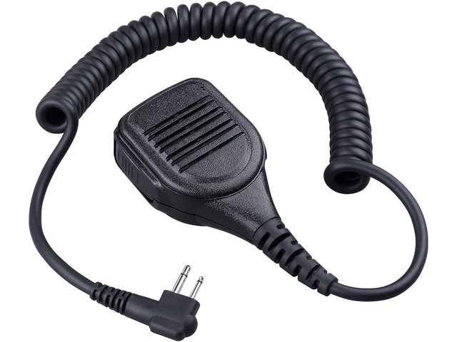Shoulder Mic, Waterproof IP55 Handheld Speaker Mic with External 3.5mm Earpiece Jack, Compatible with 2.5mm/3.5mm 2-Pin Motorola Two-Way Radios