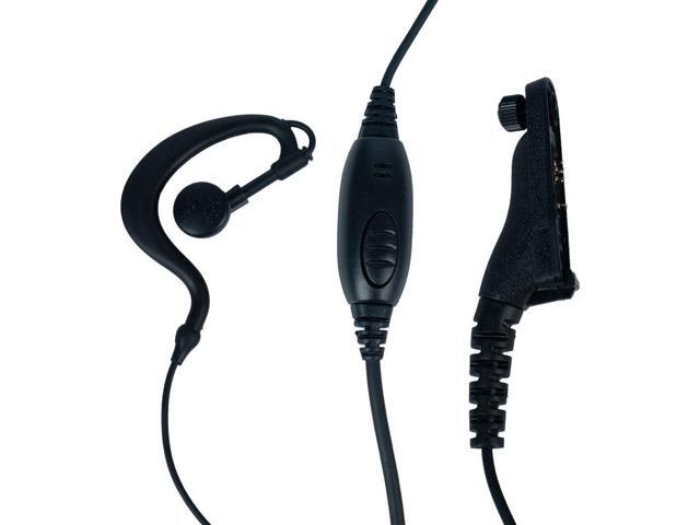 Klykon G Shape Earpiece Headset for Motorola MTP850 MOTOTRBO XPR6550 XPR7550 XPR7580 XPR7380 APX6000 APX4000 XPR7350 APX7000 XPR6350 Walkie Talkie...