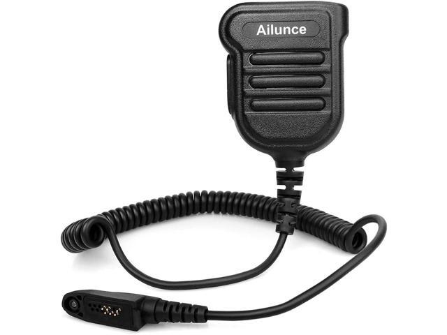 HD1 Retevis Radio Microphone,Original Shoulder Speaker Mic, Compatible with RT29 RT48 NR30 RB23 Ailunce HD1 HD2 HA1G Motorola GP328 Plus GP344,.