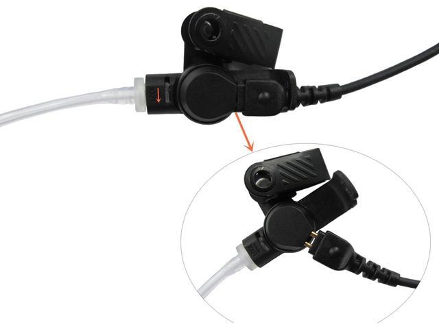 bestkong Walkie Talkie Earpiece for Motorola Radio CP200 CP200D PR400 GP88 GP300 P110 CP040 CT150 PRO1150 EP450 SP10 XTN500 2-Wire Covert...