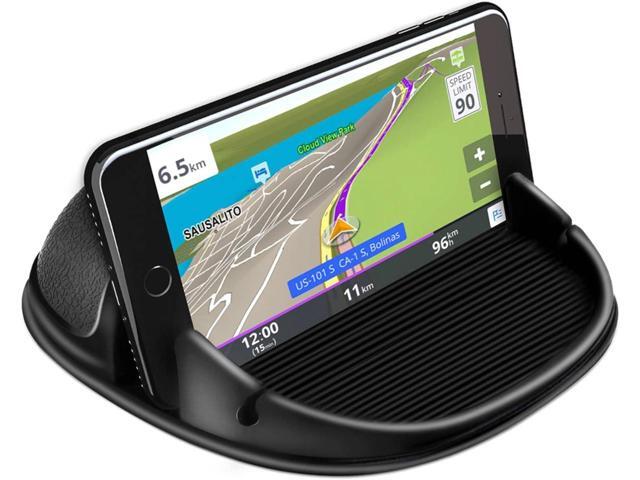 Loncaster Car Phone Holder, Car Phone Mount Silicone Car Pad Mat for Various Dashboards, Slip Free Desk Phone Stand Compatible with iPhone,...