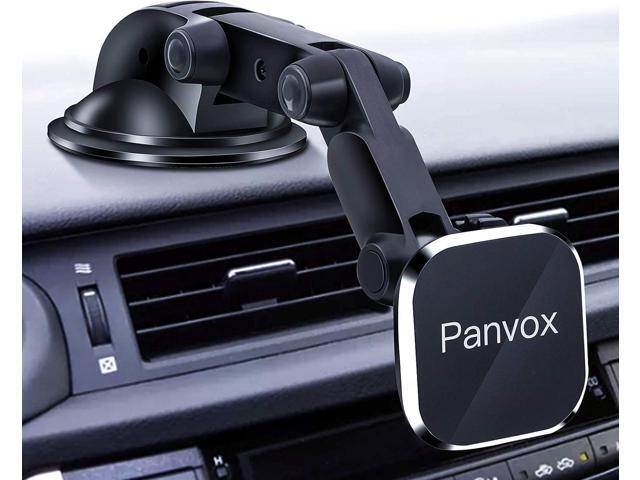 Magnetic Phone Car Mount, Universal Dashboard Windshield Car Phone Mount Holder with Upgraded 3.2' Suction Cup,8 Strong Magnets Compatible with...