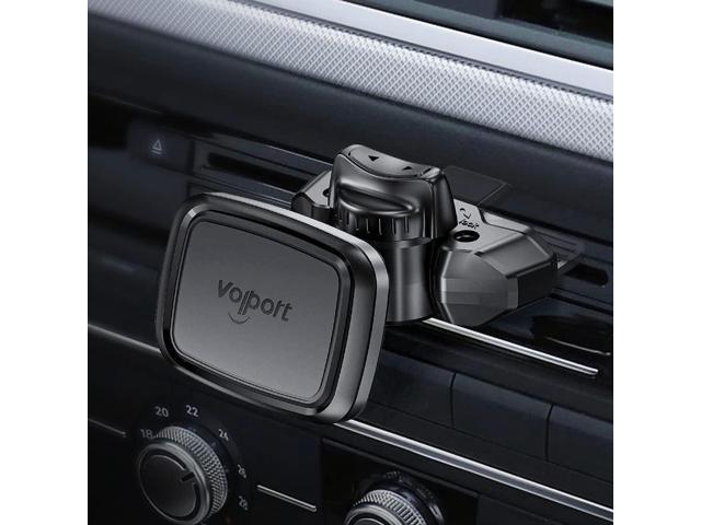 volport CD Slot Magnetic Car Mount - Universal 360° Magnetic Holder for Smartphones, Mini Tablets, GPS - Compatible with iPhone 15/14/13/12/11 Pro...