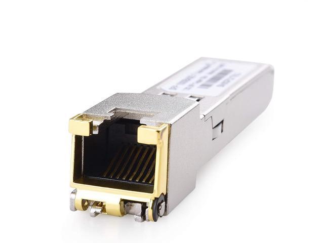 Cable Matters 1000BASE-T Gigabit SFP to RJ45 Copper Ethernet Modular Transceiver for Cisco, Ubiquiti, TP-Link, Huawei, Netgear, and Supermicro...