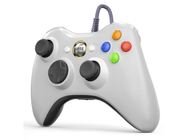 VOYEE PC Controller, Wired Controller Compatible with Microsoft Xbox 360 & Slim/PC Windows 10/8/7, with Upgraded Joystick, Double Shock Enhanced...