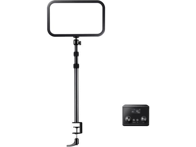 Godox ES45 Desktop LED Key Light for Streaming & Video Calls, Soft Dimmable 2800K-6500K, Magnetic Remote, App Control, Extendable Clamp Stand,...