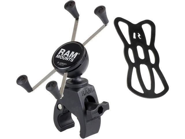 RAM MOUNTS X-Grip Large Phone Mount with RAM Snap-Link Tough-Claw RAM-HOL-UN10-400U for Motorcycle, ATV/UTV, Bike