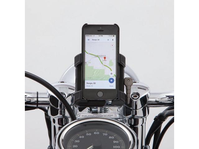 Ciro 50315 Handlebar Mount Smartphone/GPS Holder With Charger (Black Handlebar Mount Smartphone/Gps Holder Without Charger, Includes 1-1/4'...