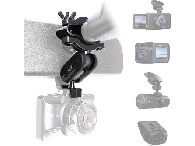 Dash Cam Mount, Universal Dash Camera Rear View Mirror Mount Holder Kit for YI,, APEMAN, Anker Roav, Aukey, CHORTAU,, Old Shark, KDLINKS X1,...