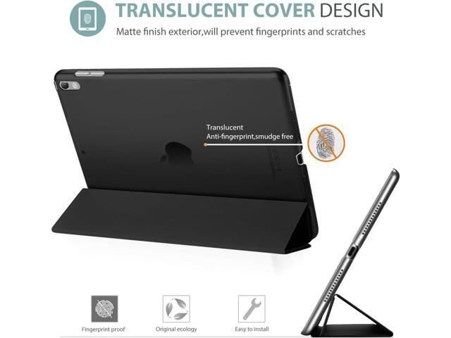 ProCase Smart Casefor 10.5 iPad Air 3rd Generation 2019 / iPad Pro 2017, Slim Stand Cover with Translucent Frosted Back for iPad Air 3 -Black