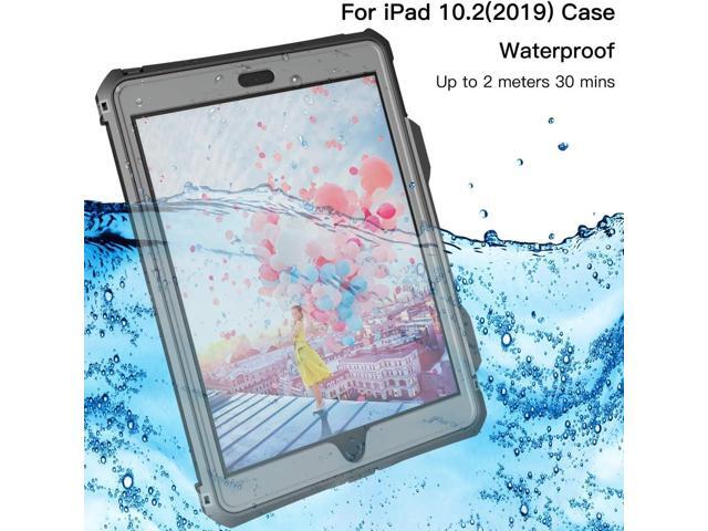 for Waterproof iPad 10.2 Case, Waterproof iPad 9th /8th/7th Generation Case Built-in Screen Protector, Full Body Shockproof Protection Case with...