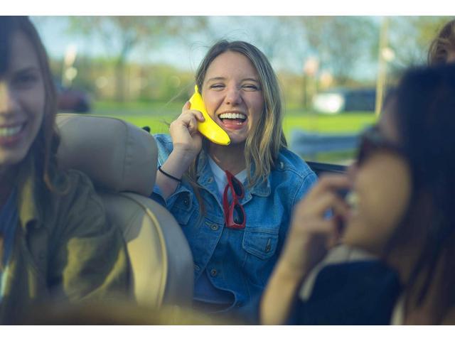 Banana Phone Bluetooth Handset for iPhone and Android Mobile Devices (Single Banana)