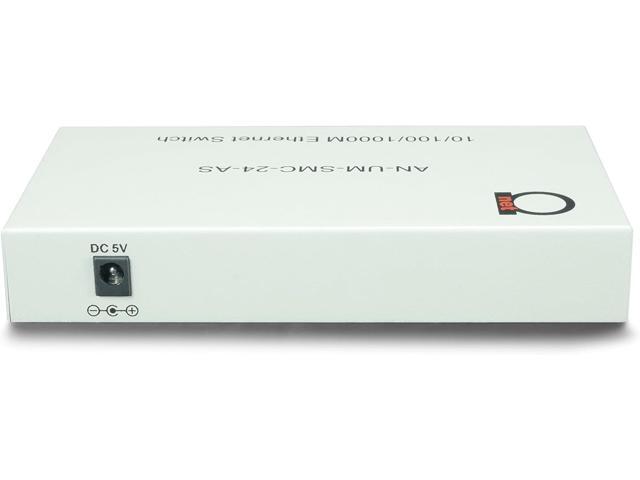 2 x Open SFP Slot + 4 x UTP Cat5e/Cat6 10/100/1000 Copper Ports - Gigabit Ethernet - Fiber Media Converter - Mini Switch - AutoSensing - SFP Slot...