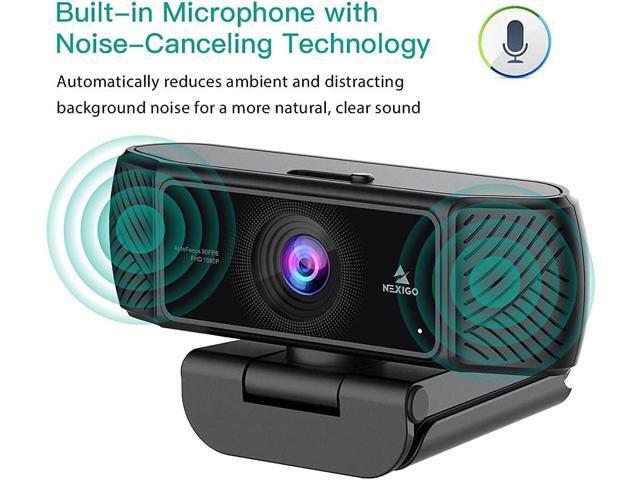 NexiGo N680 1080P Business Webcam with Microphone, Software and Privacy Cover, AutoFocus, Streaming USB Web Camera, for Online Class, Zoom Meeting...