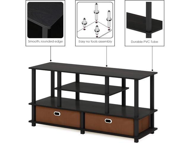 Furinno JAYA TV Stand for up to 50-Inch TV, 55 Inch
