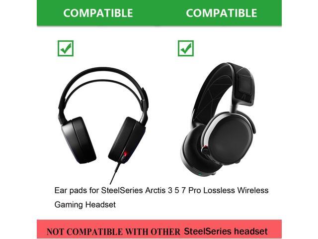 Arctis 3/5 / 7/9 Replacement Black Fabric Ear Pads Cushion Compatible with SteelSeries Arctis 3 / Arctis 5 / Arctis 7 Arctis 9 / Arctis 1 / Arctis...