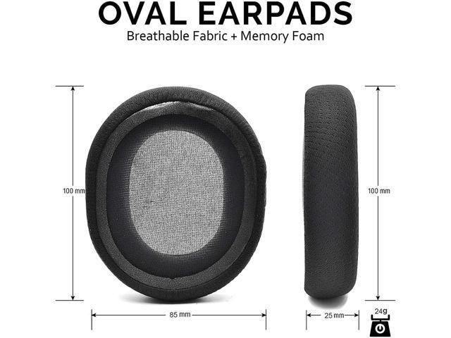 Arctis 3/5 / 7/9 Replacement Black Fabric Ear Pads Cushion Compatible with SteelSeries Arctis 3 / Arctis 5 / Arctis 7 Arctis 9 / Arctis 1 / Arctis...