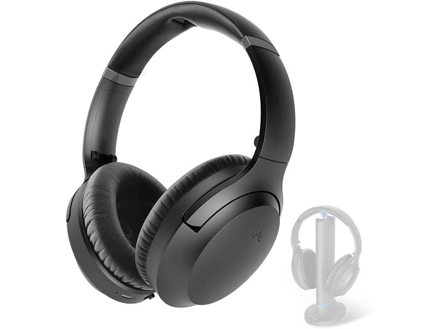Avantree Aria 90C, a Second Pair of Bluetooth Headphones Opera Wireless TV Watching Set Dual Link, Comfortable 35 Hrs, Extra Loud (No Charging Dock...
