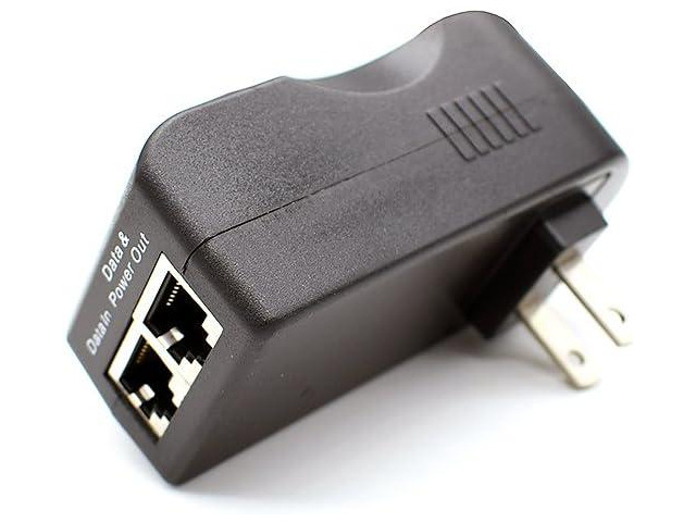 48V Gigabit Power Over Ethernet POE Injector, 24W Wall PoE Adapter,100/1000Mbps 802.3af Compliant, Up to 100 Meters (328 Feet)