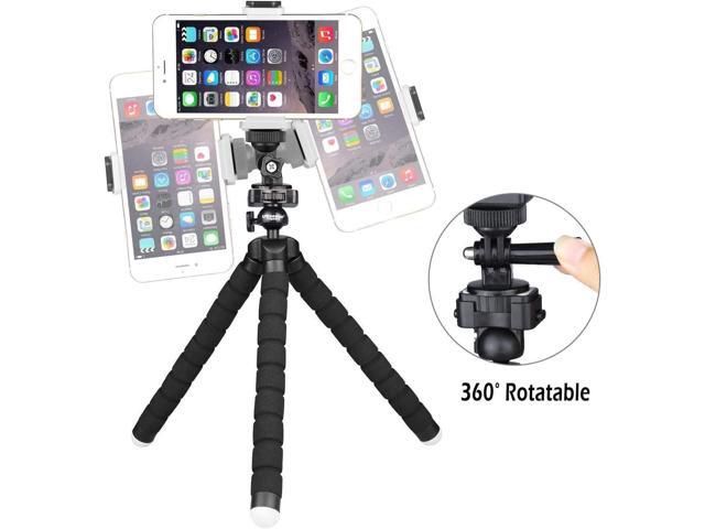 Phone Tripod, Premium Flexible Phone Tripod with Remote and Phone Mount, Mini Tripod Stand for Camera, GoPro