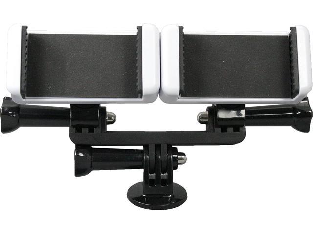 Dual Tripod Mount Adapter for Smartphones and Action Cameras