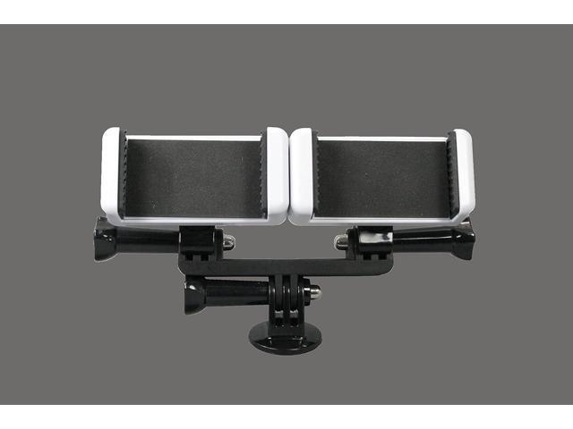 Dual Tripod Mount Adapter for Smartphones and Action Cameras