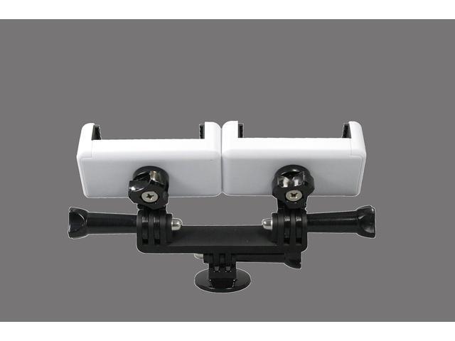 Dual Tripod Mount Adapter for Smartphones and Action Cameras