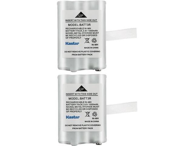 Kastar 2 Pack BATT3R Battery Replacement for Midland BATT3R BATT-3R, AVP14 MID-AVP14, LXT600 LXT-600, LXT630 LXT-630, LXT630X3 LXT-630X3, LXT633...