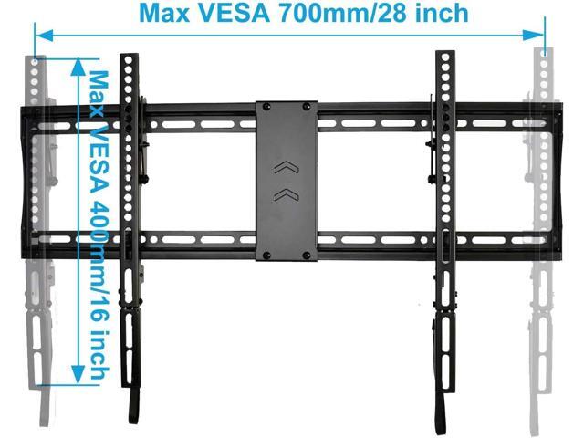 VideoSecu Mounts Tilt TV Wall Mount Bracket for Most 23'- 85' LCD LED UHD Plasma TV with 75X75 100x100 400x400 684x400 700x400mm, with Magnetic...